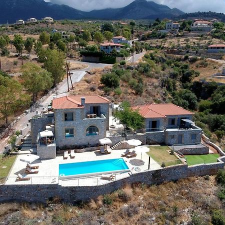 Irini Villa By Elrin Villas Mani Neokhorion  Bagian luar foto